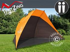 Kampeertent TentZing 2 personen, Oranje/Donkergrijs